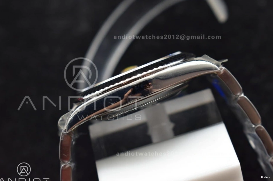 Best VS3235 Oyster 904L Gray 41 Bracelet DateJust VSF Edition Roman Green Dial SS 1:1 on 126330 0204